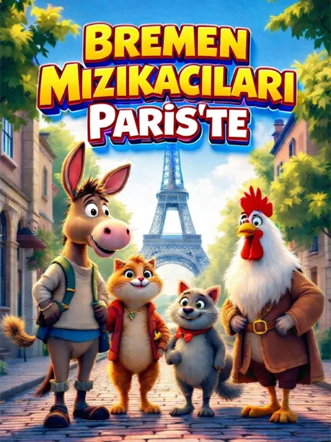 Bremen Mızıkacıları Paris'te afişi
