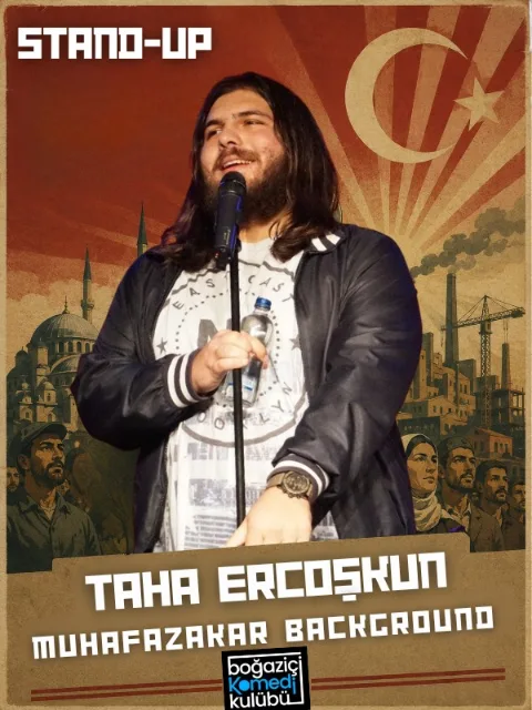Taha Ercoşkun "Muhafazakar Background" afişi