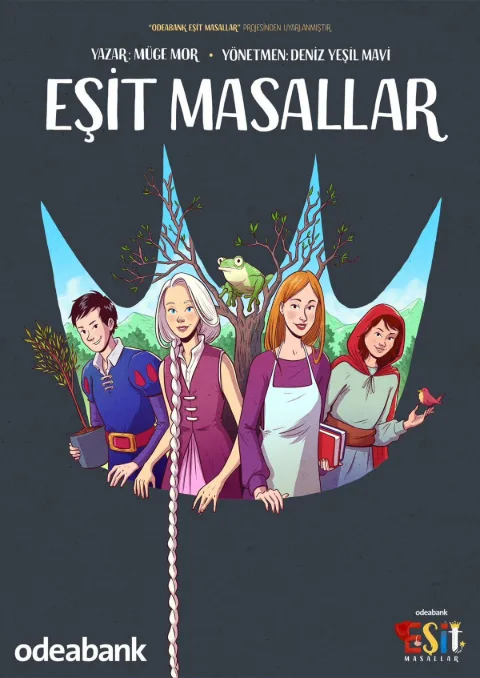 Eşit Masallar (İşaret Dili Tercümesiyle) "Odebank" afişi