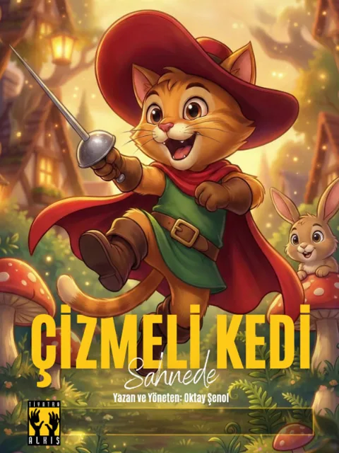 Çizmeli Kedi Müzikal Çocuk Oyunu afişi