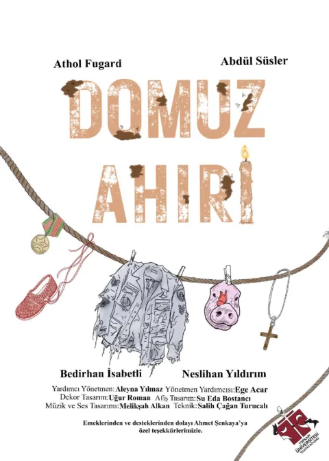 İstanbul Topkapı Üni. Tiy. Böl. ''Domuz Ahırı'' afişi
