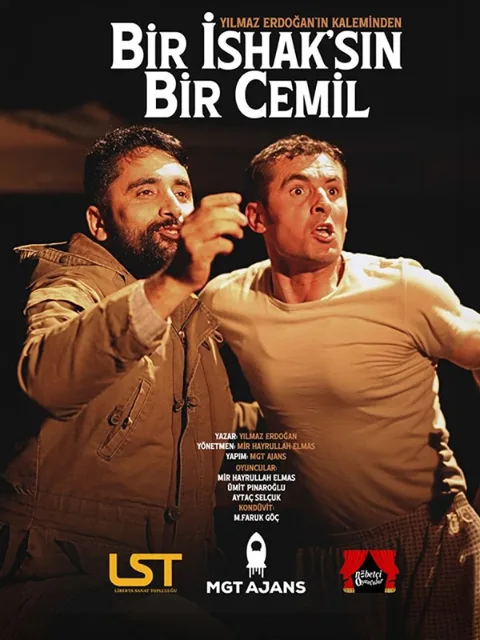 Bir İshak'sın Bir Cemil afişi