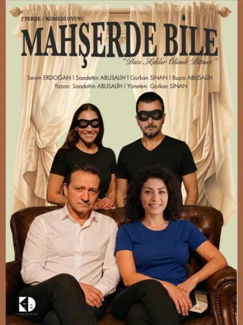 Mahşerde Bile afişi
