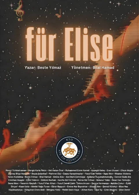 Karadeniz Tek. Üni. Tıp Oyuncuları Kul. ''Für Elise'' afişi