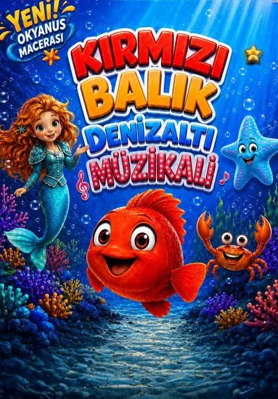 Kırmızı Balık Denizaltı Müzikali - Yeni Okyanus Macerası afişi