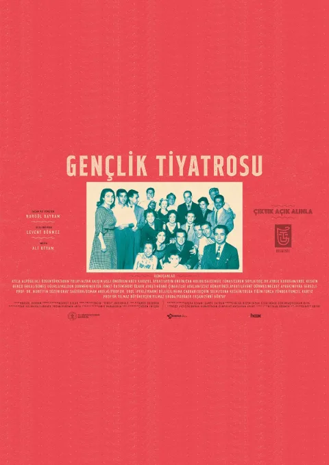 Belgesel Film Gösterimi ''Gençlik Tiyatrosu'' afişi