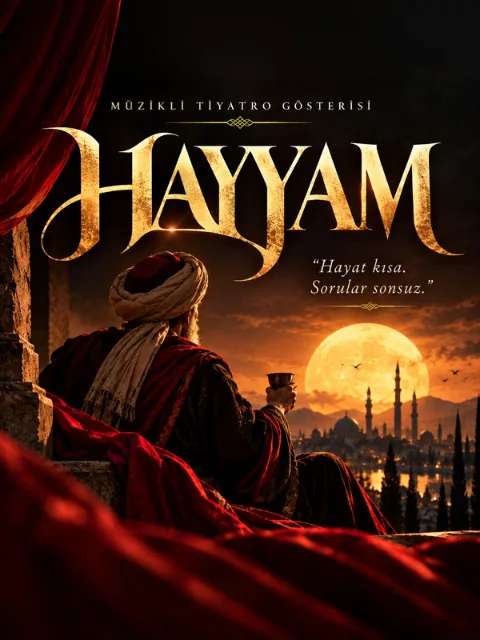 Hayyam - Müzikli Tiyatro Gösterisi afişi