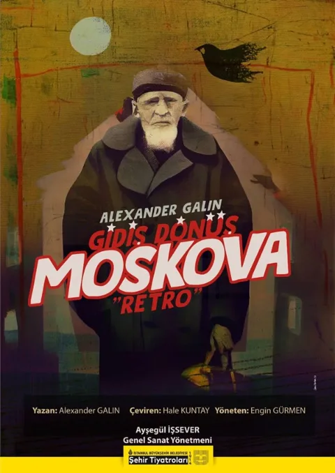 Gidiş Dönüş Moskova (Retro) afişi
