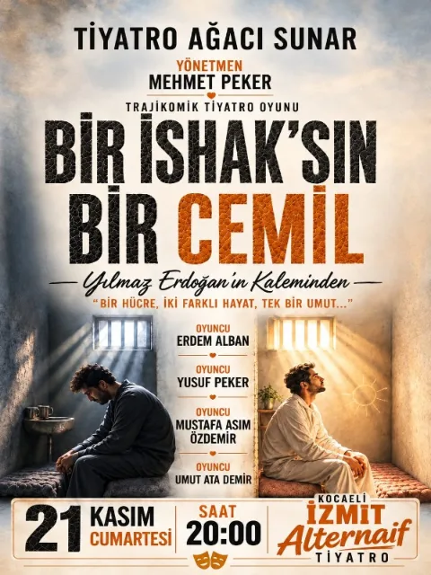 Bir İshaksın Bir Cemil afişi
