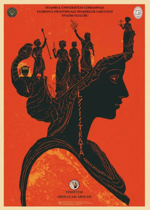 İÜ Cerrahpaşa Florence Nightingale Hemşirelik Fakültesi Tiy. Kul. ''Lysistrata'' afişi