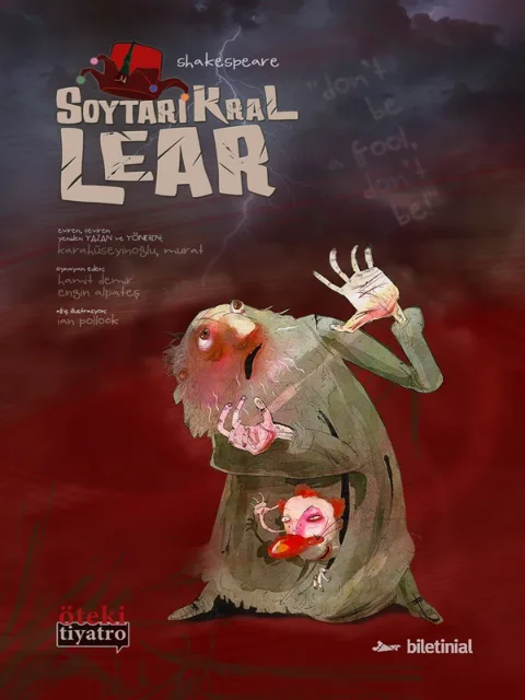 Soytarı Kral Lear afişi