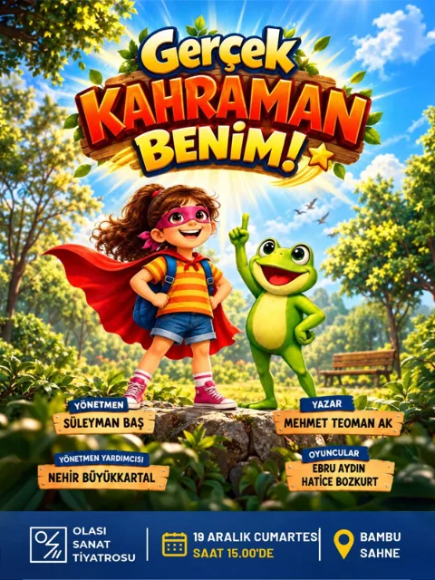 Gerçek Kahraman Benim afişi