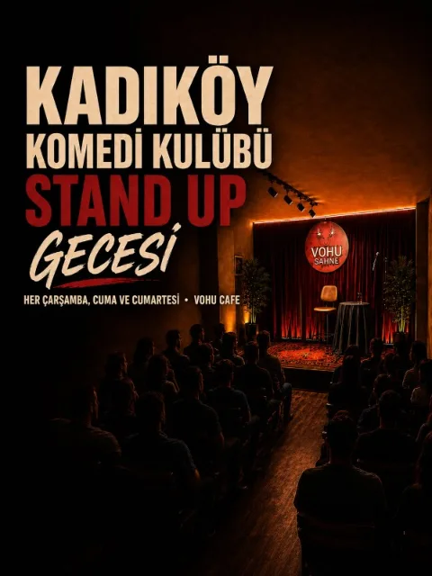 Kadıköy Komedi Kulübü Stand Up Gecesi afişi
