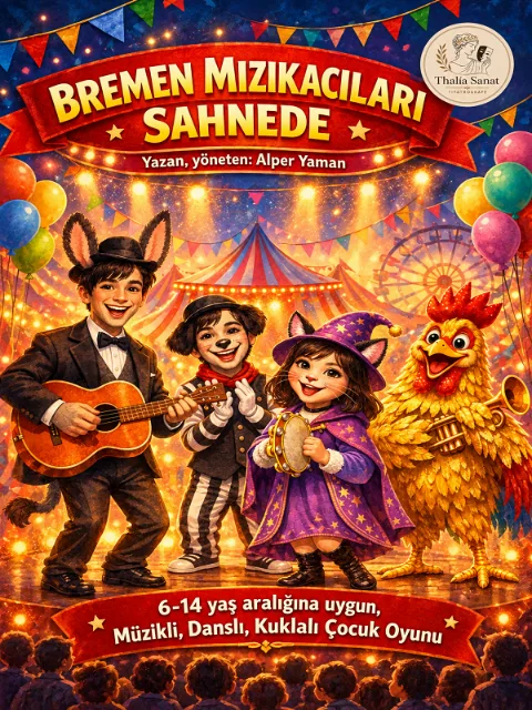 Bremen Mızıkacıları Sahnede afişi