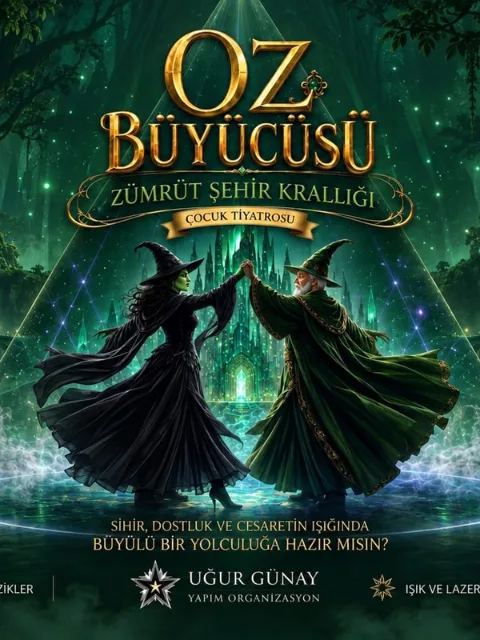 Oz Büyücüsü Zümrüt Şehir Krallığı afişi