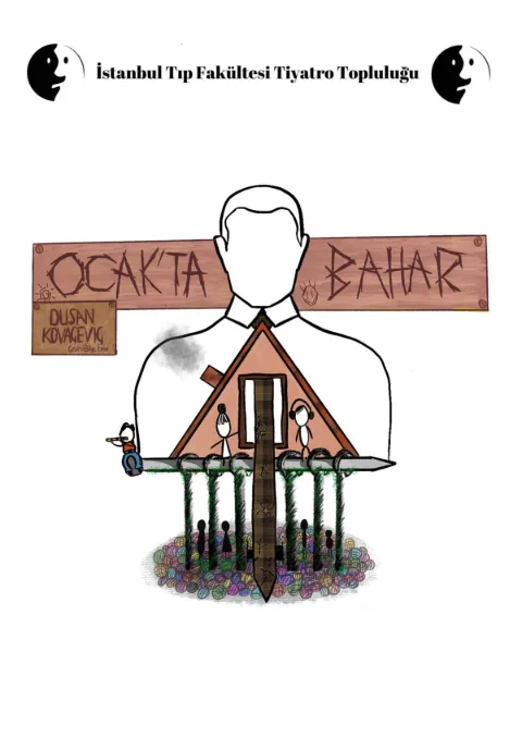 İstanbul Tıp Fakültesi Tiyatro Topluluğu ''ocakta Bahar'' afişi