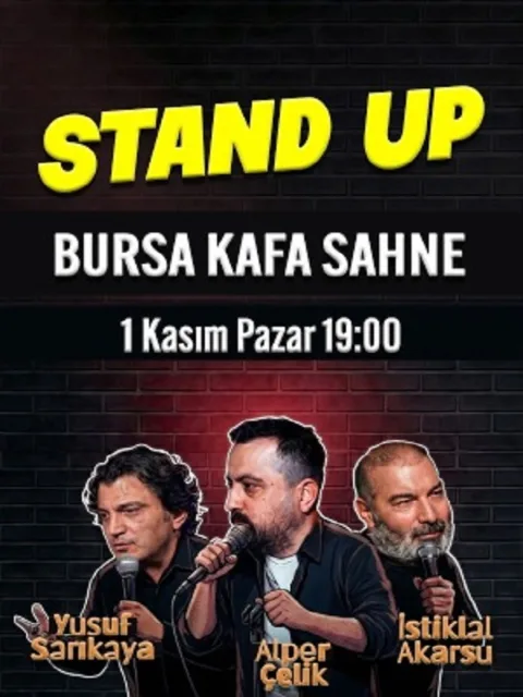 Bursa Komedi Kulübü Stand Up Gecesi afişi
