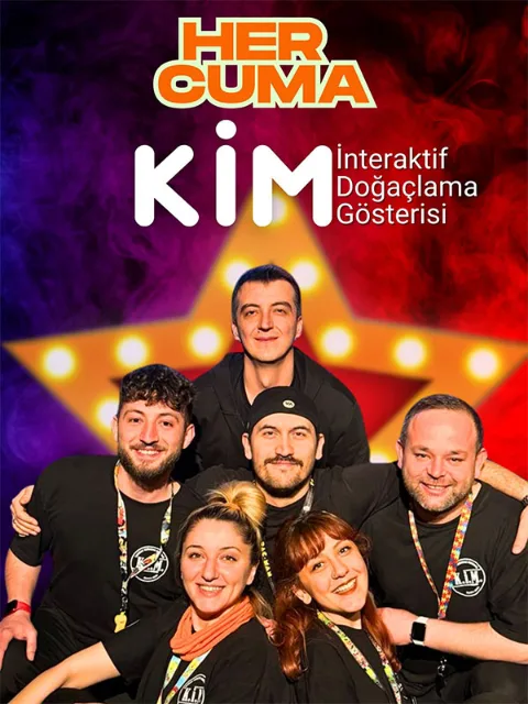 Kim Tiyatro Ekibi İnteraktif Doğaçlama Gösterisi afişi
