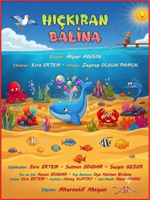 Hıçkıran Balina afişi