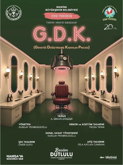 G.D.K. (Genetiği Değiştirilmiş Kadın Projesi) afişi