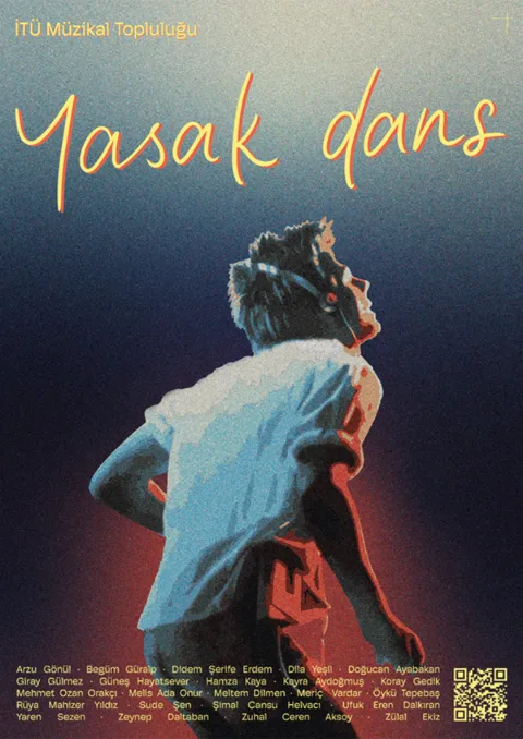 İtü Müzikal Topluluğu ''yasak Dans (Footloose)'' afişi
