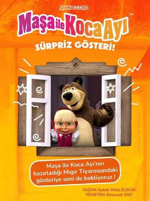 Maşa ile Koca Ayı Sürpriz Gösteri afişi