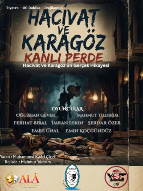 Hacivat ve Karagöz Kanlı Perde afişi