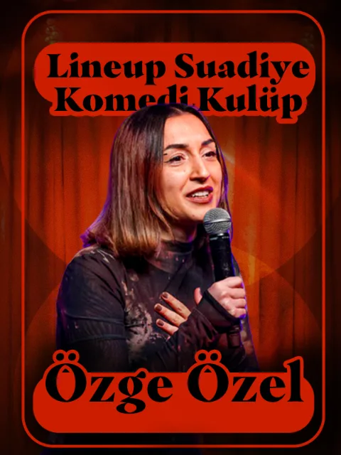 Özge Özel Stand Up afişi