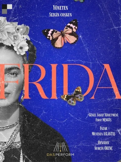 Frida Kahlo Esmer Tebessüm afişi
