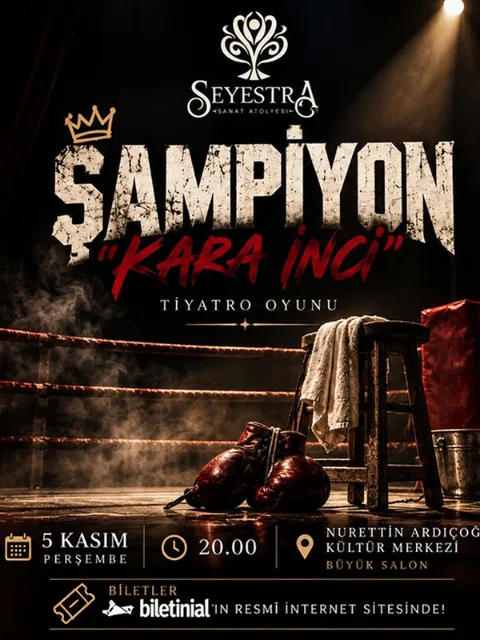 Şampiyon "Kara İnci" afişi