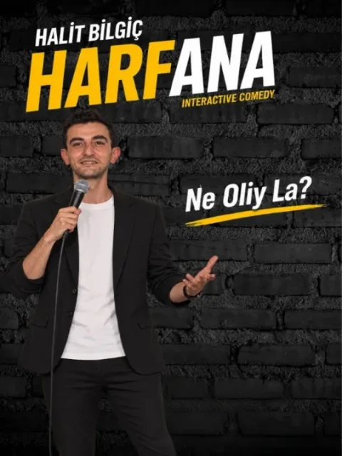 Halit Bilgiç - Harfana afişi