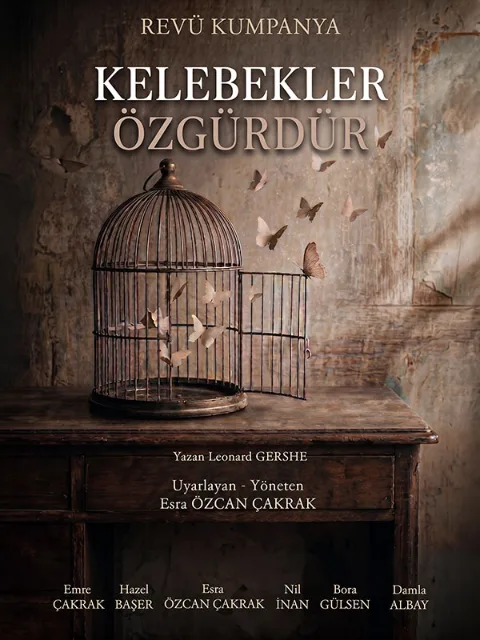Kelebekler Özgürdür afişi