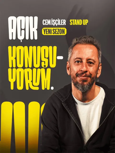 Cem İşçiler - Açık Konuşuyorum (Yeni Sezon) afişi