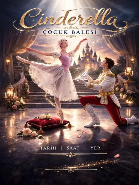 Cinderella Çocuk Balesi afişi
