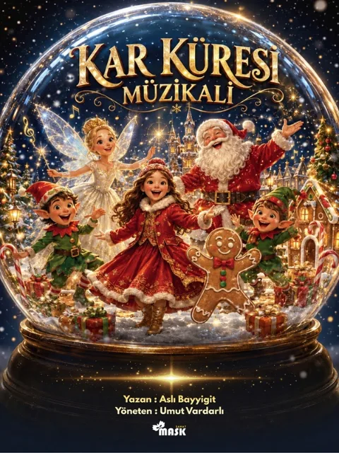 Kar Küresi Müzikali afişi