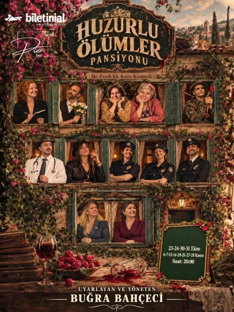 Huzurlu Ölümler Pansiyonu afişi