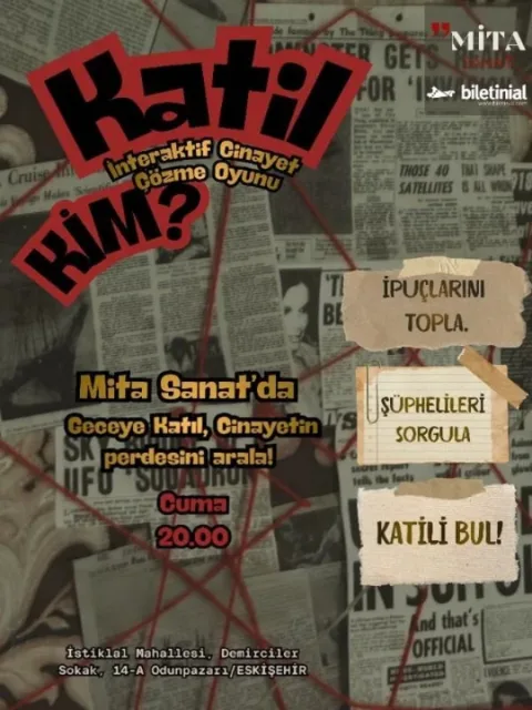 Katil Kim? İnteraktif Cinayet Oyunu afişi