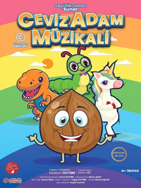 Ceviz Adam Müzikali afişi