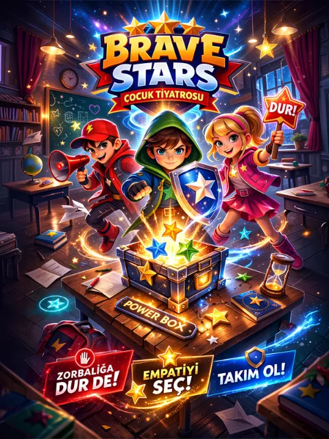 Brave Stars Çocuk Tiyatro Oyunu afişi