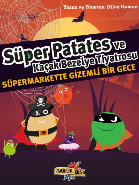 Süper Patates ve Kaçak Bezelye - Gizemli Bir Gece afişi