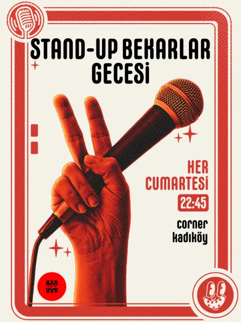 Stand up Bekarlar Gecesi afişi