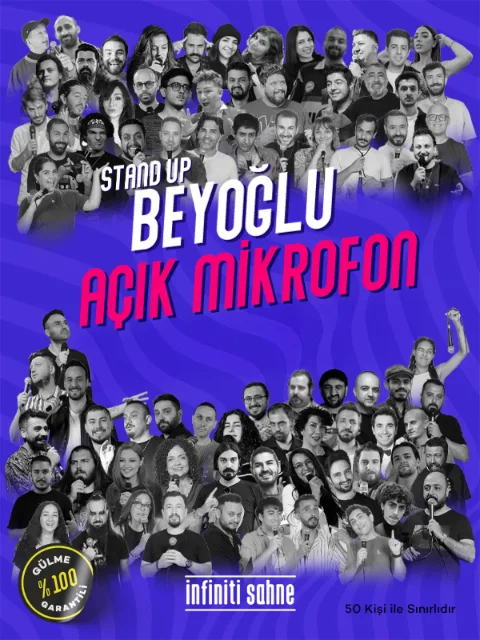 Stand up Açık Mikrofon Beyoğlu | İnfiniti Sahne afişi