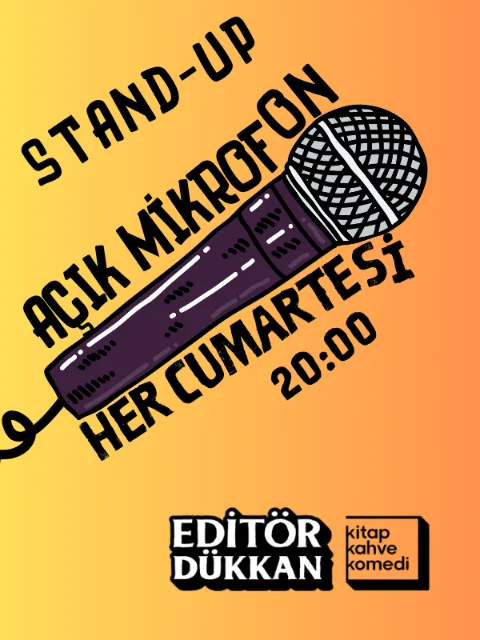 Ankara Açık Mikrofon Stand-up Gecesi afişi