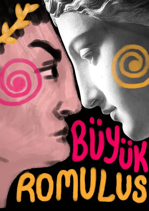 İTÜ TİMİS Oyuncuları Tiyatro Kulübü ''Büyük Romulus'' afişi