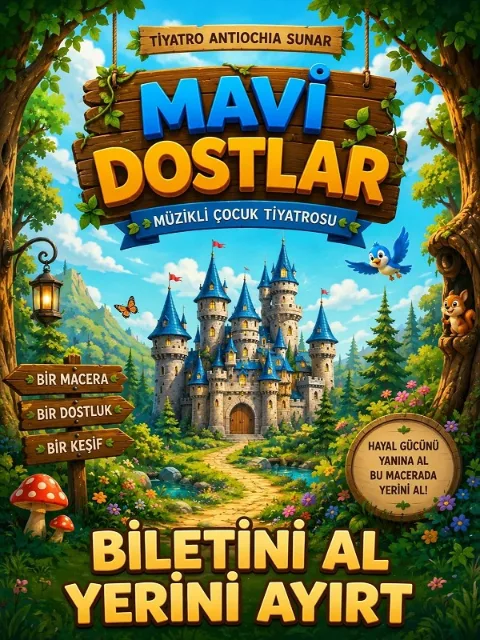 Mavi Dostlar afişi