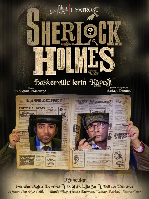 Sherlock Holmes Baskerville'lerin Köpeği afişi