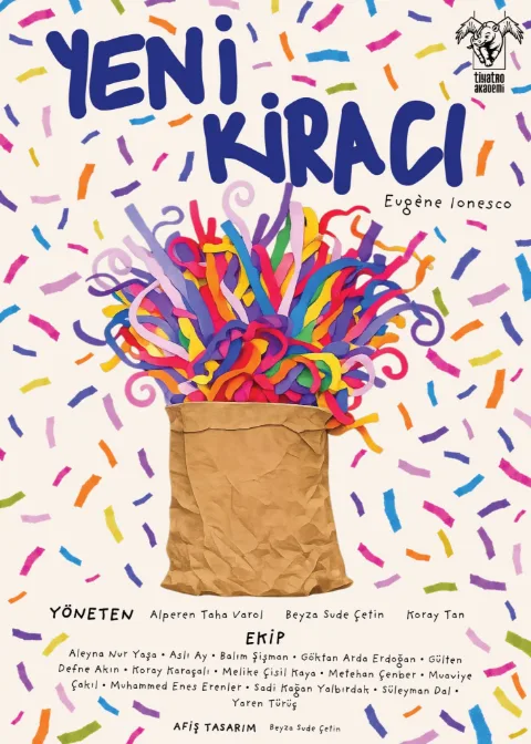 Ankara Hacı Bayram Veli Üni. Tiy. Akademi ''Yeni Kiracı'' afişi